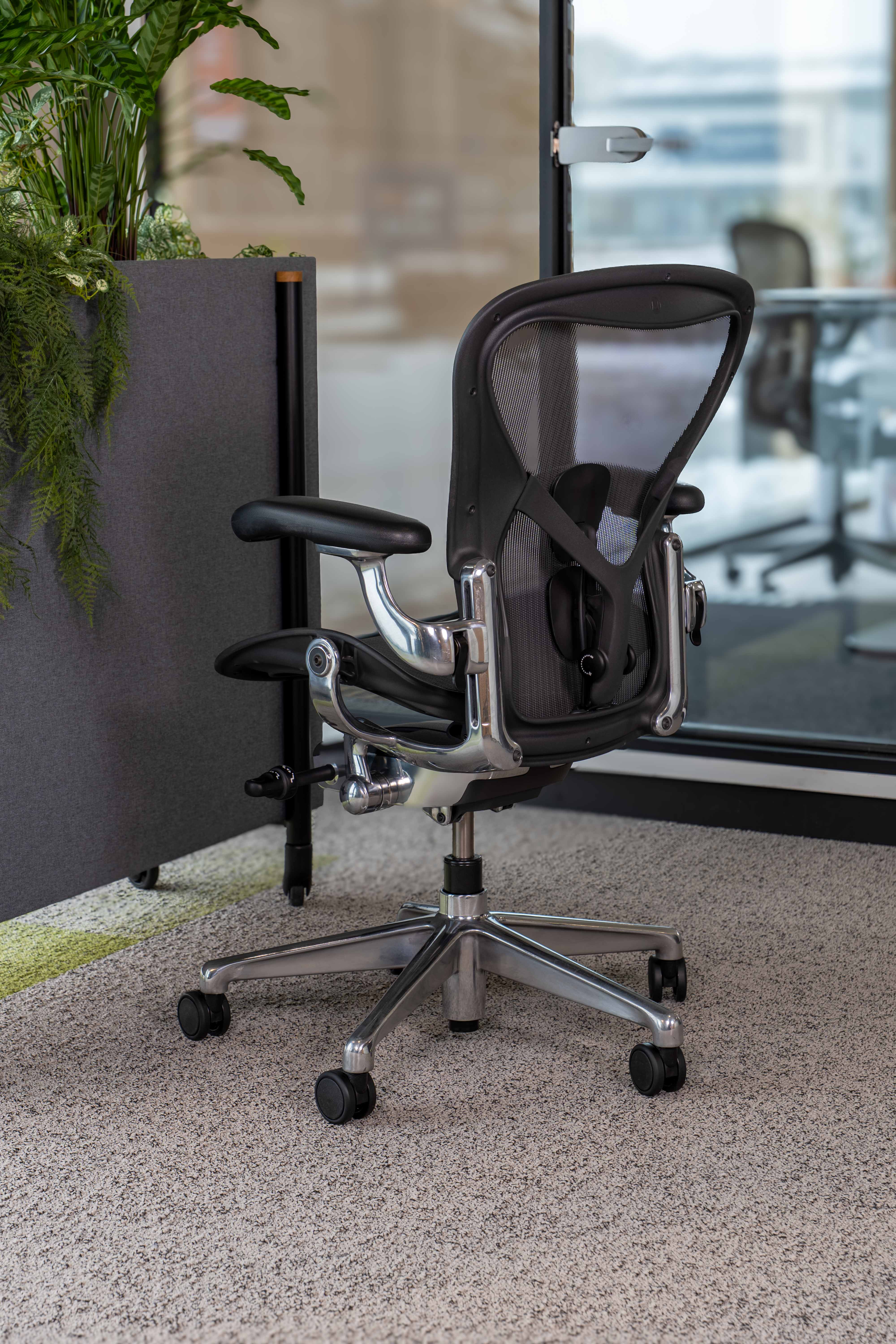 Refurbished Herman Miller Aeron Remastered Polished