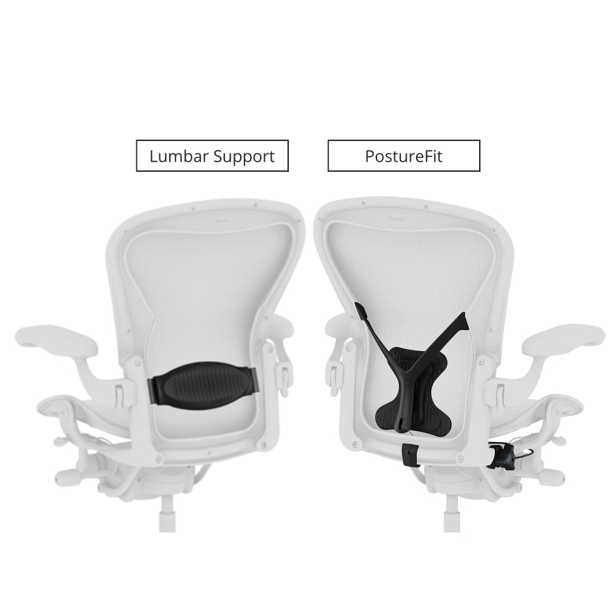 Odnowione krzesło Herman Miller Aeron Classic (tytanowe)