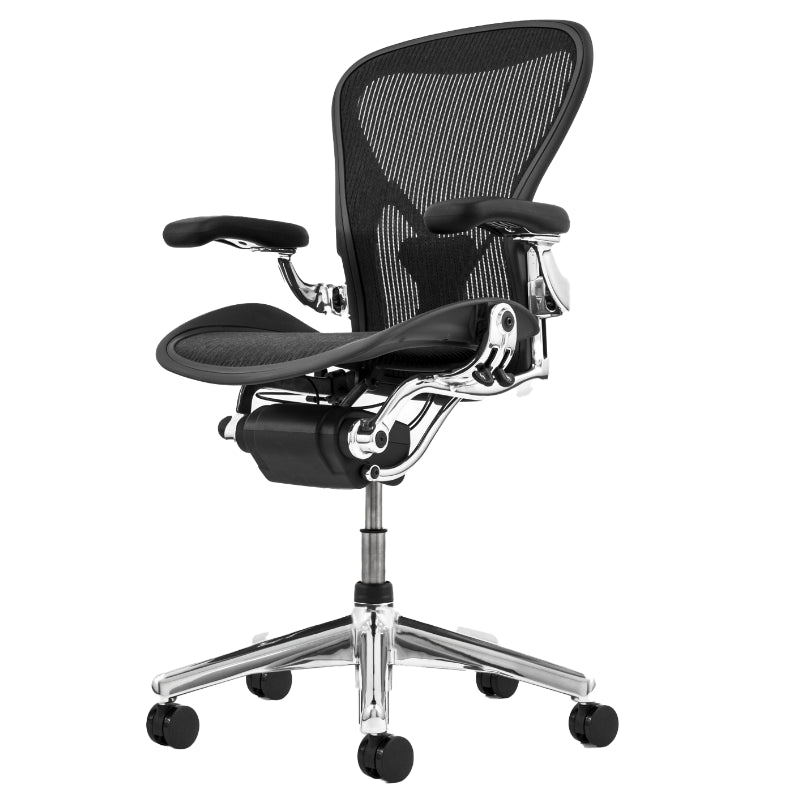 Odnowione krzesło Herman Miller Aeron Classic (polerowane)
